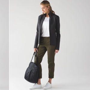 Lululemon City Trek Trousers Ponte Military Green